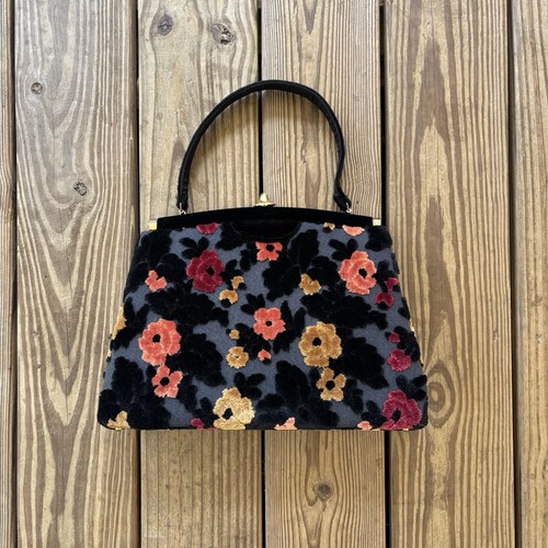 Vintage 50s 60s - carpet, bag