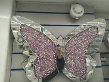 60x40 Cm PINK Mirrored Diamond