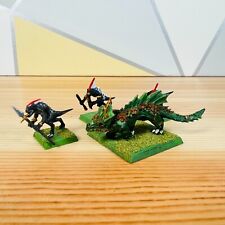Warhammer Age of Sigmar Seraphon Salamander Hunting Pack Metal Painted OOP