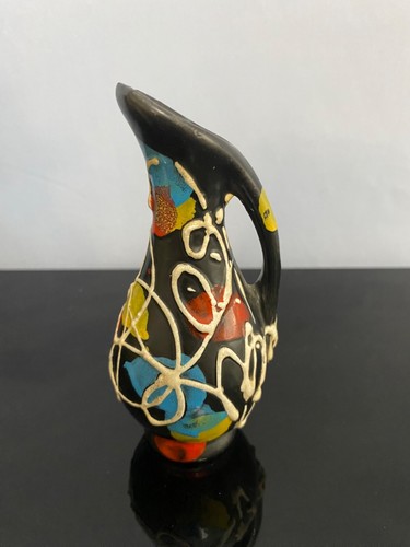 1960s very colourful vase
