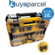 Dewalt DT70762 85PC Screwdriver Drill Bit Set HSS + Toughcase + Drill Tstak Case