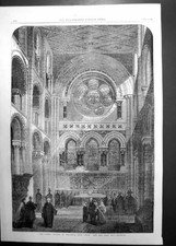 Original Old Antique Print