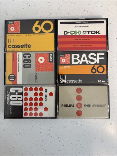 Vintage blank cassettes - vintage,