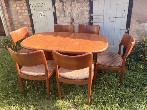 Danish teak glostrup extending - teak,