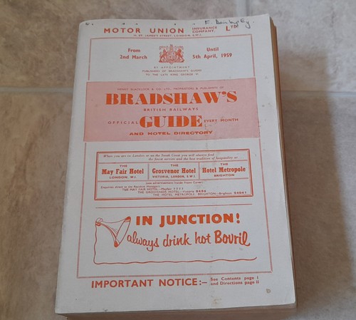 Bradshaw railways and hotel - bradshaw's,