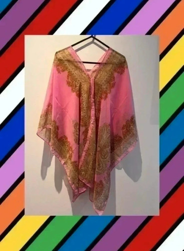 Indian chiffon shawl styled - indian,