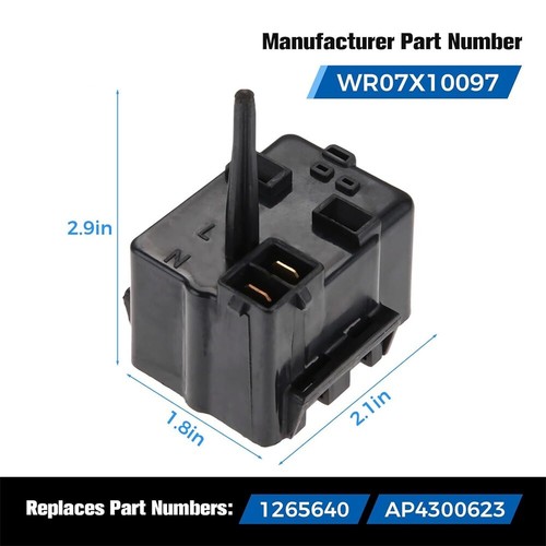 Wr07x10097 refrigerator relay - refrigerator,