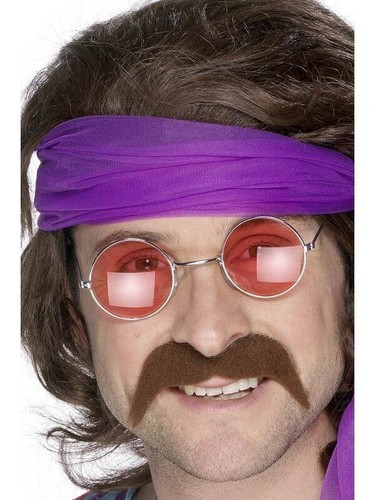 Brown tash 1970 style - tash,
