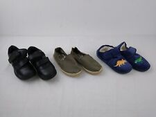 M&S Boy's 3pcs Bundle Shoes Size 10/10.5 School Shoe Espadrilles Slippers New F2