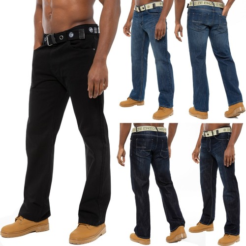 Enzo mens jeans straight - jeans,