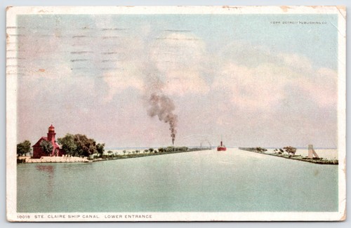 Postcard ste claire ship - ste,