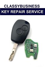 2 Button Key Fob Repair Fix for RENAULT CLIO MASTER MODUS VAUXHALL MOVANO remote