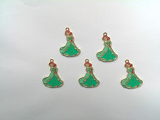 5 Enamel Disney Ariel The Little Mermaid Gold Charms
