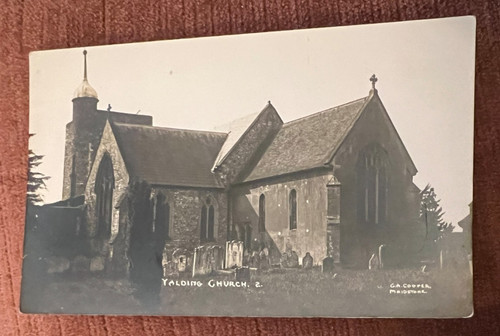 Antique postcard yalding - antique,