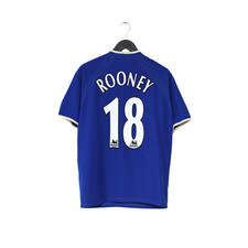 2003/04 ROONEY #18 Everton Vintage PUMA Home Football Shirt (S)