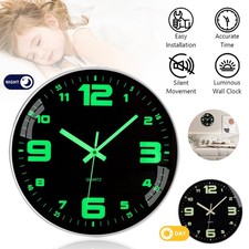 Large 12" Luminous Wall Clocks