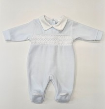 Baby Boys Smocked Velour