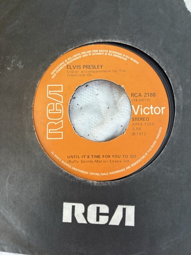 Elvis presley until it - elvis, it's