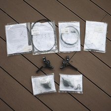 Brompton 6 Speed Gear Shifter Integrated Brake Lever Black Brake & Shift Cables