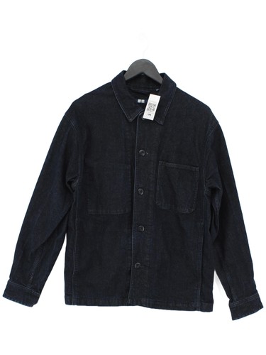 Uniqlo overcoat jacket blue - uniqlo,