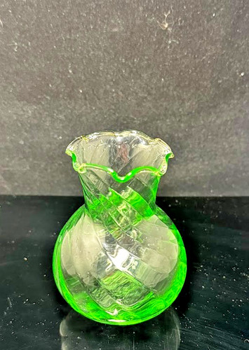 Vtg hand blown - hand, glass
