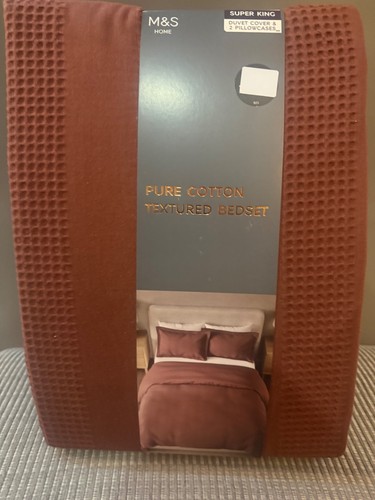 Pure cotton striped waffle - pure,