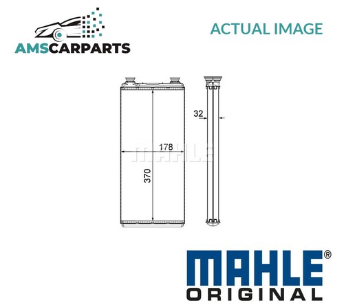 Heater radiator exchanger lhd - radiator,