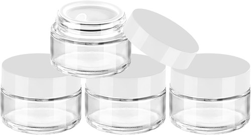 Pack 1oz small glass jars - pack,