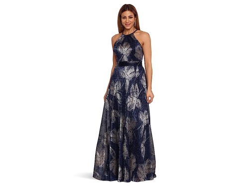 Betsy adam metallic gown - &,