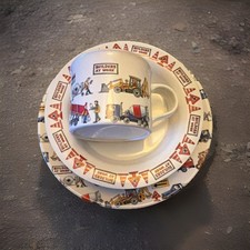 Emma Bridgewater Builders At Work Melamine Breakfast Trio Children