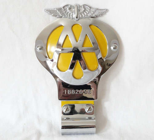 Vintage car motorbike badge - aa,