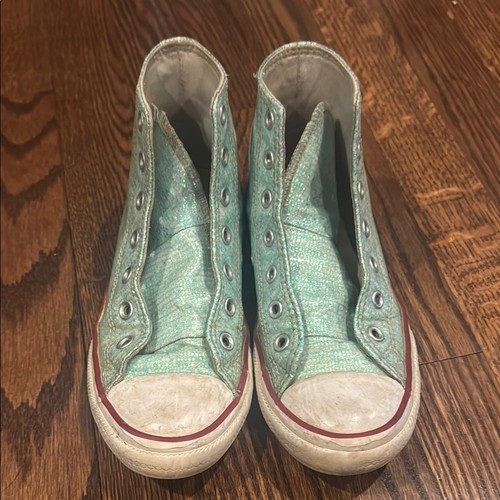 Converse shimmering teal high - converse,