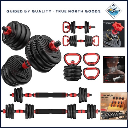 Adjustable dumbbell set with - dumbbell,