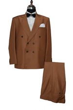 Men Brown Suits Designer