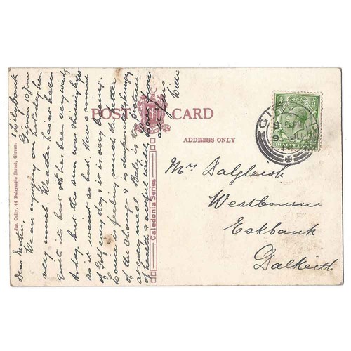 Dalkeith postcard sent mr - sent,