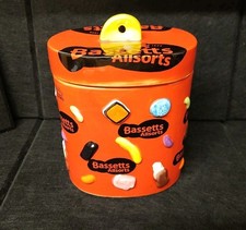 Bassetts Allsorts Collectible Tin – Empty Storage Container Vintage