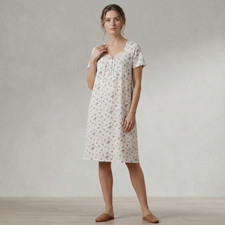 Ladies Floral Nightie 100%