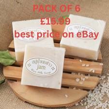 6X NEW Handmade Rice Milk Soap