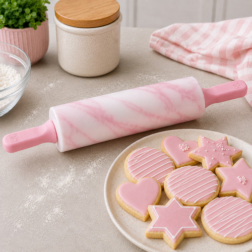 Rolling pin silicone 18in - pin,