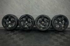 Genuine 18” Vw Cadiz Alloy Wheels & Tyres 5x112 Black-VAG CADDY GOLF GTD GTI R