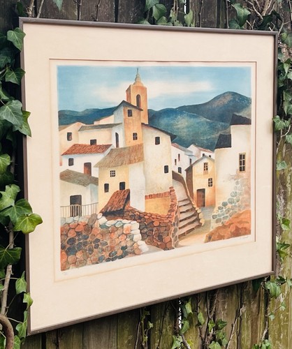 Hovet lithograph signed - lithograph,