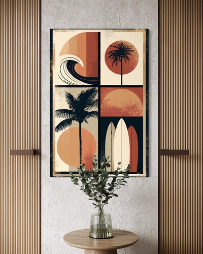 Beach canvas picture art - canvas,