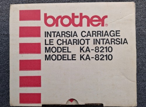 Brother 8210 intarsia - brother, ka-8210