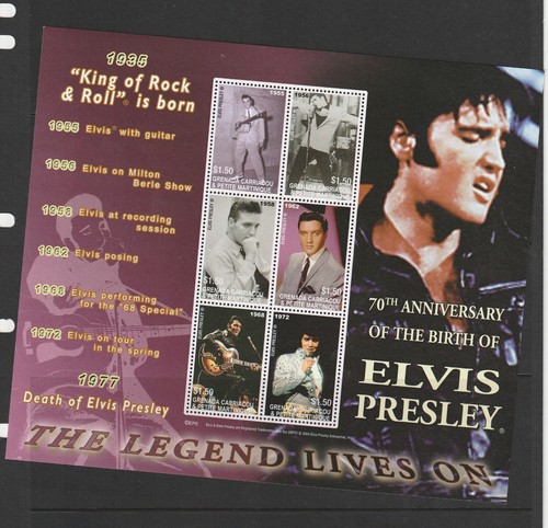 Elvis presley stamp sheets - stamp,