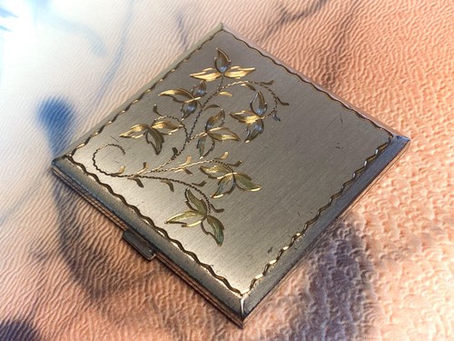 Swiss made square silver - , tone