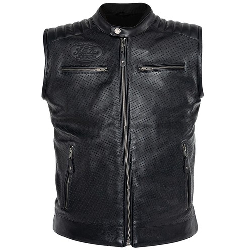 John doe storm leather vest - leather,