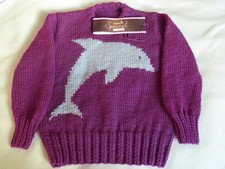 Hand knitted children - hand,