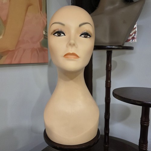 Vtg troika wig mannequin head - troika,