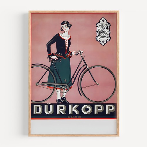 Dürkopp bicycle 1915 retro - ,