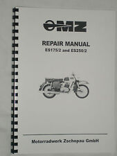 MZ ES 250/2 WORKSHOP MANUAL